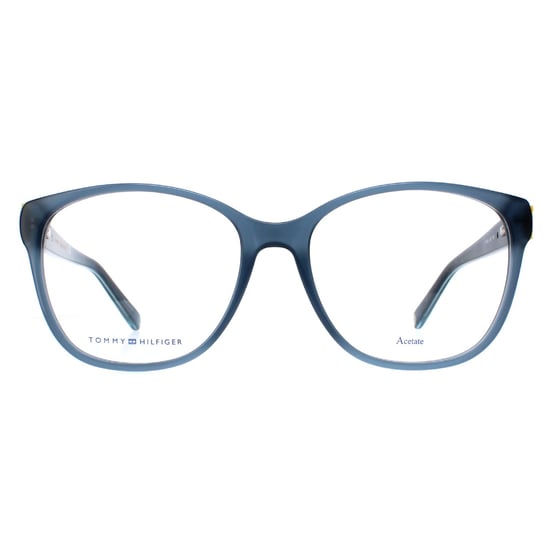 Tommy Hilfiger Square Womens Blue Glitter Glasses