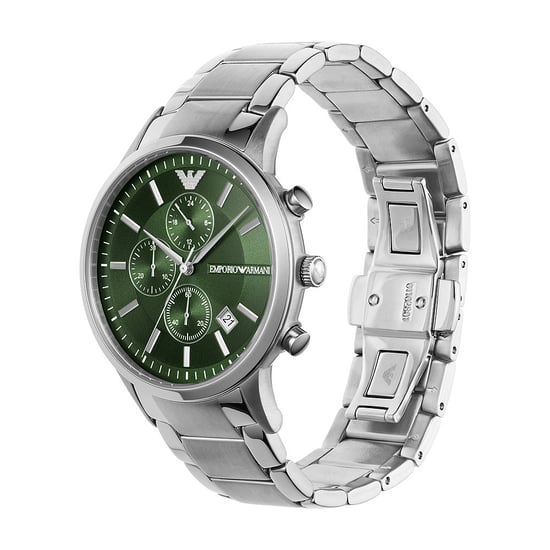Emporio Armani Renato Silber Herren Armbanduhr AR11507 - Image 3