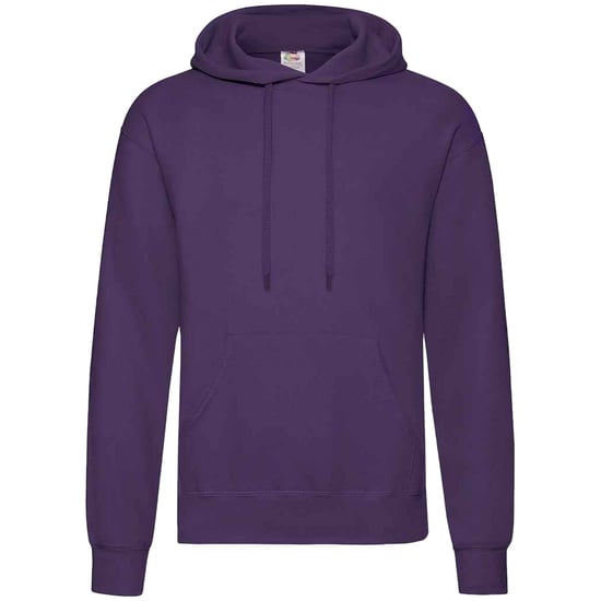 Fruit of the Loom - "Classic" Sweatshirt mit Kapuze für Herren/Damen Unisex (Violett) - Image 1