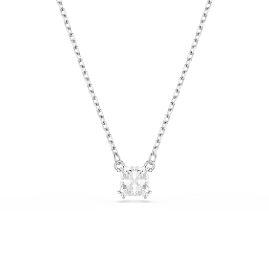 Swarovski 'Matrix' Damen Halskette aus Basismetall - Silber 5701903 - Image 1