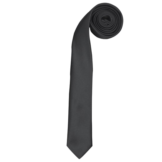Premier Tie - Schlanke Herren-Retro-Arbeitskrawatte (2er-Pack) (Schwarz) - Image 1