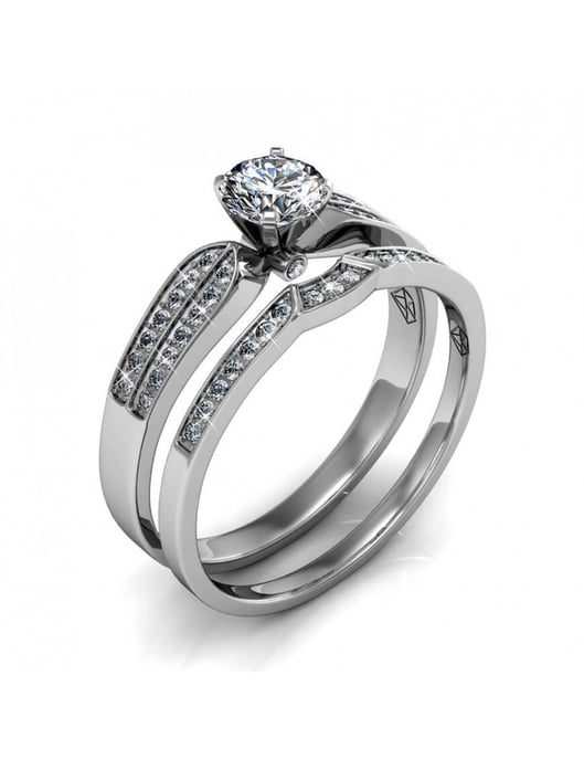 Kaiserin Ring - Silber und Kristall - Image 3