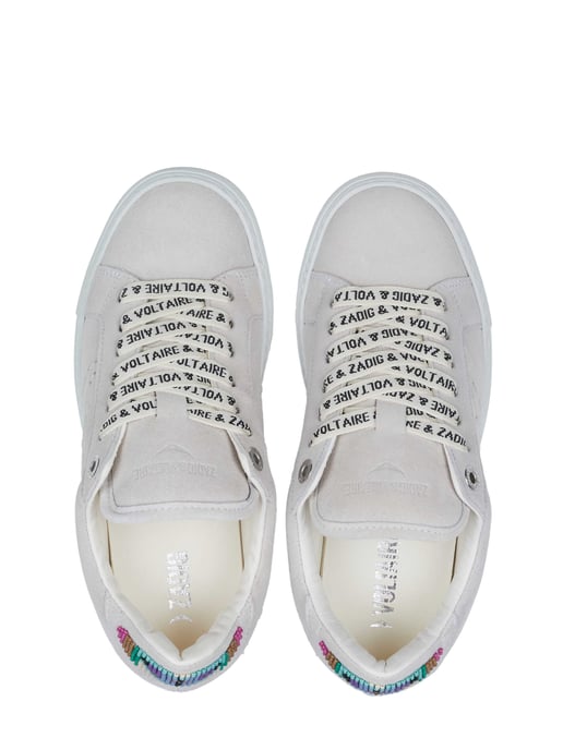 Zadig Voltaire La Flash Folk Beads Schuhe weiß - Image 4