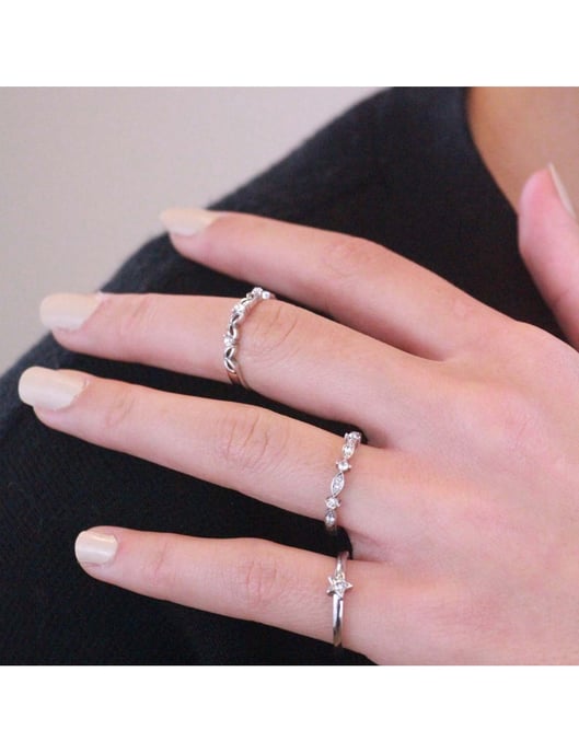 Solar Ring - Silber und Kristall - Image 3