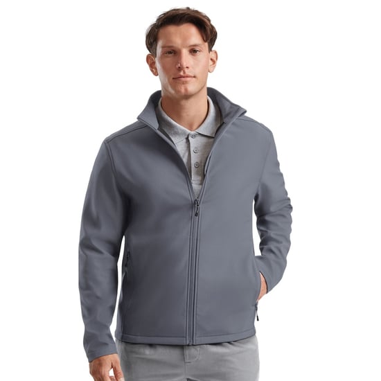 Russell Herren Essential Softshelljacke (Eisengrau) - Image 2