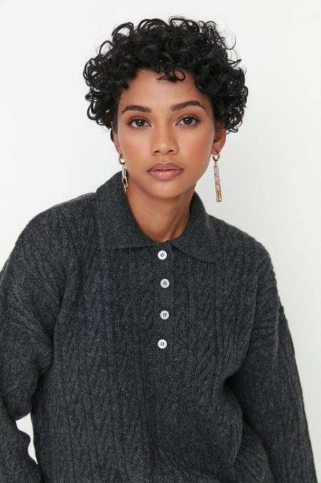 Trendyol Damen Haarglanz Pullover - Image 2