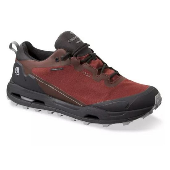 Craghoppers Mens Adflex Shoes (Brick Red/Black)