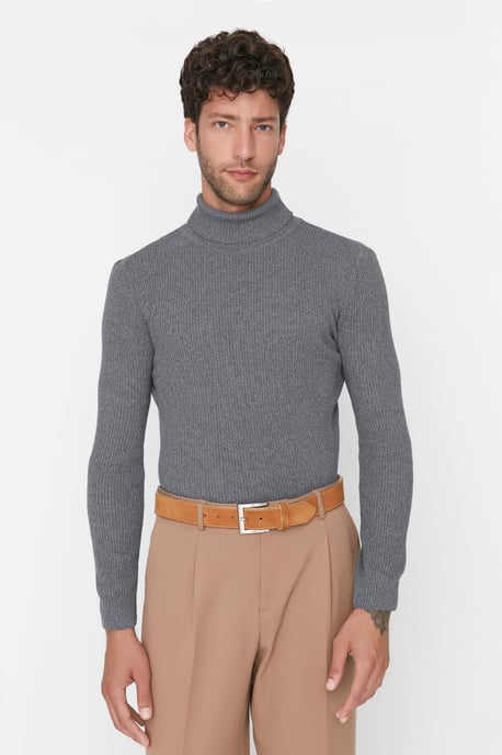 Trendyol Hommes Col roulé   Chandail - Image 1