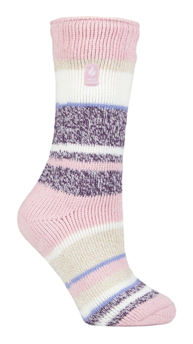Wärmehalter - Damen Thermosocken für den Winter | Outdoor & Indoor Socken | Kuschelig & Flauschig | Geschenke für Frauen - Dusted Pink (Provence) - Image 1