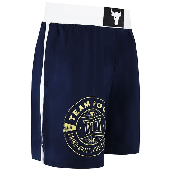 Under Armour Project Rock Herren Marineblau/Weiß Boxshorts - Image 2