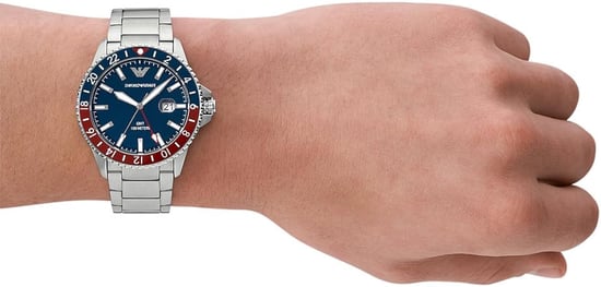 Emporio Armani Sea Explorer Silber Herren Armbanduhr AR11590 - Image 6