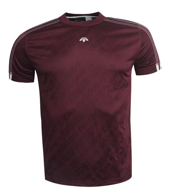 Adidas by Alexander Wang Mens Burgundy T-Shirt