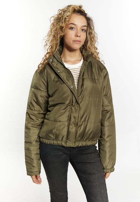 Mymo Leicht wattierte Blousonjacke Damen militärisch oliv - Image 3