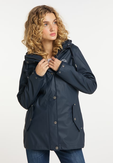 ICEBOUND Serie urbaner Regen 3 in 1 Regenjacke Damen dunkelmarin - Image 3