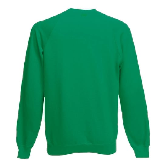 Fruit Of The Loom Mens Raglan Sleeve Belcoro® Sweatshirt (Heather Green)