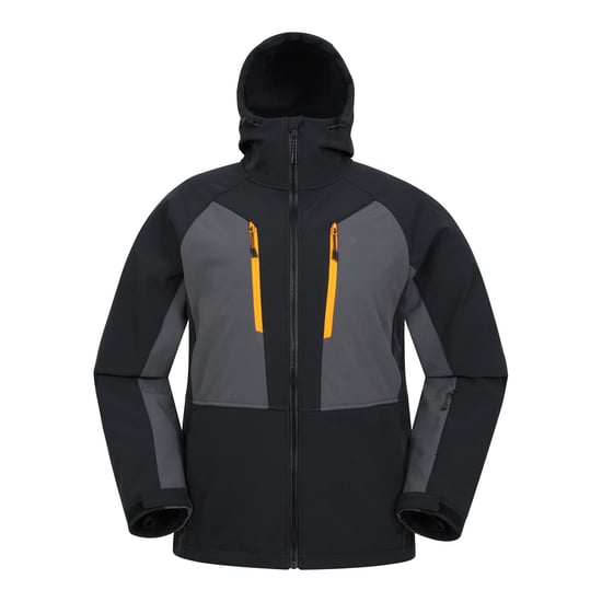 Mountain Warehouse Mens Axis Extreme Softshell Ski Jacket (Black)