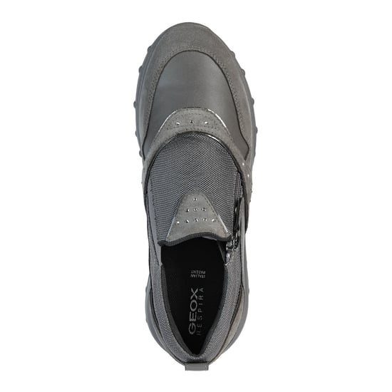 Geox D Zosma B Wildleder Damen Dunkelgraue Sneaker - Image 5