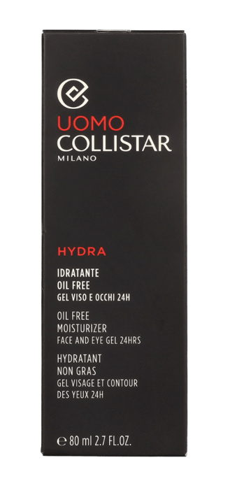 Collistar Uomo Hydra Öl-freie Feuchtigkeitscreme für Gesicht und Augen Gel 80 ml - Image 2