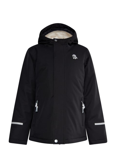 Schmuddelwedda Winterjacke Jungs Schwarz - Image 1