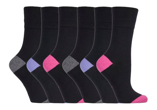 Gentle Grip - 6 Paar Damen Gentle Grip Nicht elastische Socken - SOLRP07HT - Image 1