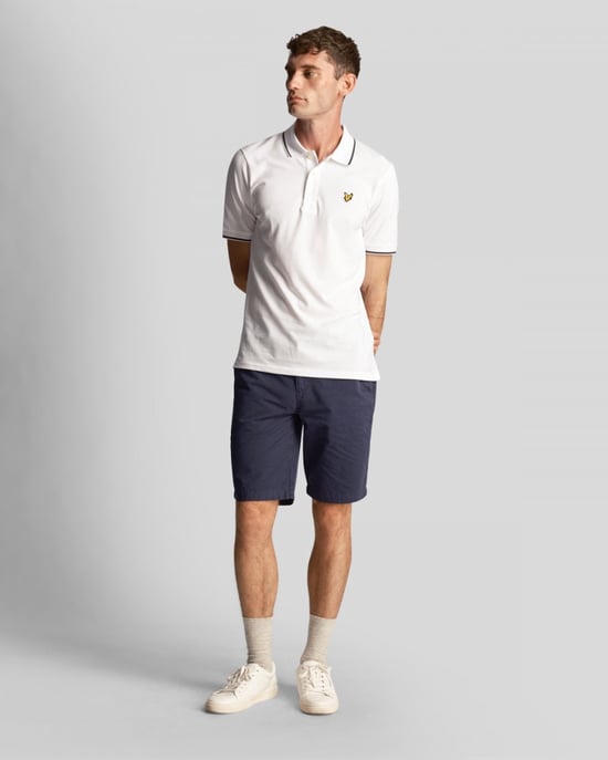 Lyle & Scott Anfield Chino-Shorts, Marineblau - Image 1