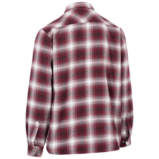 Trespass Herren Hallawood kariertes Hemd (Merlot) - Image 2