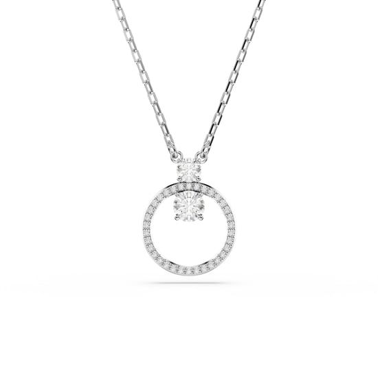 Swarovski 'Dextera' Damen-Halskette aus Metall - Silber 5692261 - Image 1