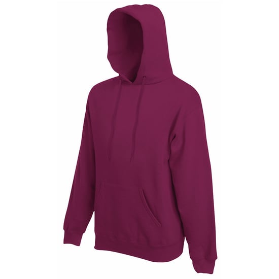 Fruit Of The Loom Herren Sweatshirt mit Kapuze / Hoodie (Burgund) - Image 3