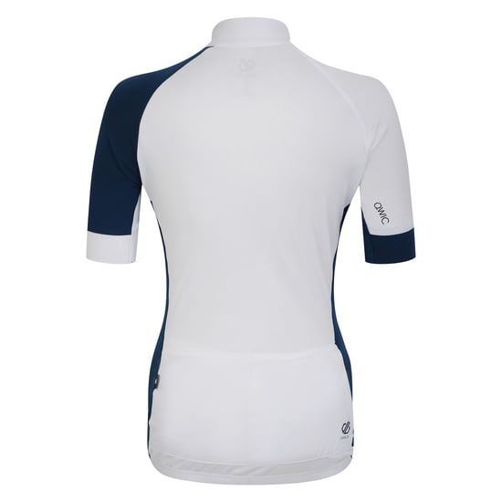 Dare 2B Womens/Ladies Compassion III Jersey Cycling Top (White/Moonlight Denim)