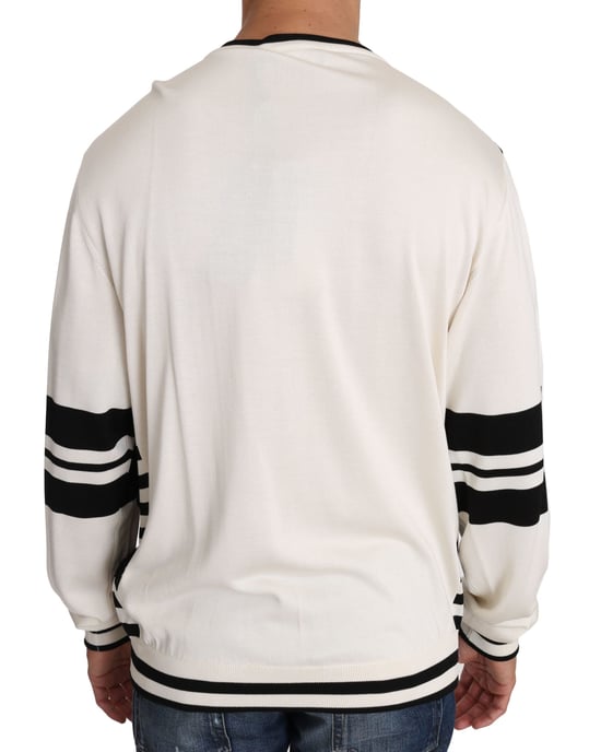 Pailletten-Seidenpullover - Image 3