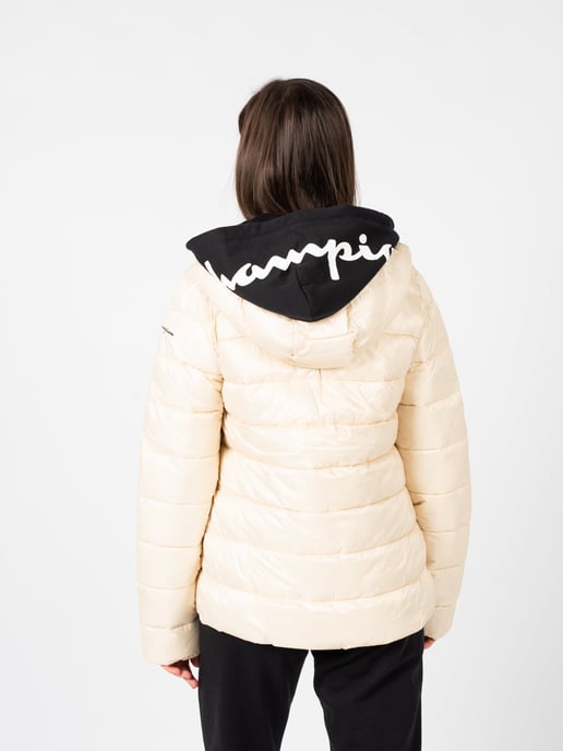 Champion Jacke Down Jacket Damen beige - Image 4