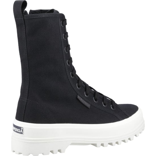 Superga 2641 Alpina High Baumwollmischung Damen Schwarz Stiefel - Image 2