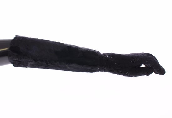 Dolce & Gabbana Schwarze Spitzen-Woll-Lammfell-Futter-Handschuhe für Damen - Image 2