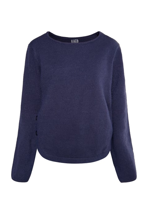 Dreimaster Strickpullover Damen Marine - Image 1
