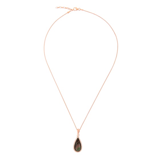 Orphelia 'Lilja' Damenkette aus 925 Sterling Silber mit Anhänger - Rose zh-7367 - Image 2