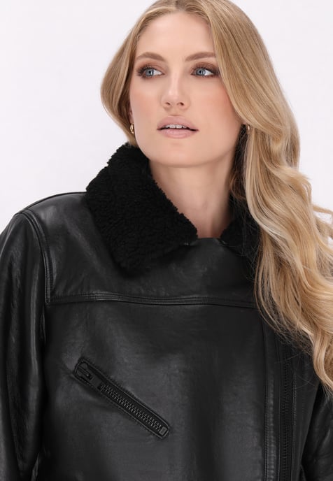 Dreimaster Jacke Damen schwarz - Image 5