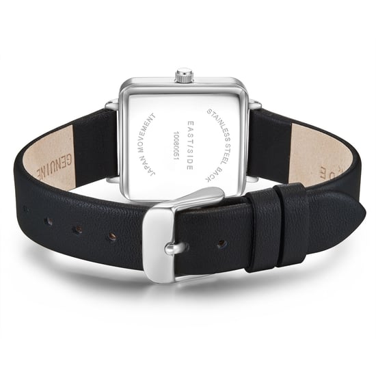 Eastside Female Quartz Silver/Black Genuine Leather Watch