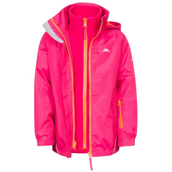 Trespass Kinder 3-In-1-Jacke Rockcliff, wasserfest (Himbeere) - Image 1