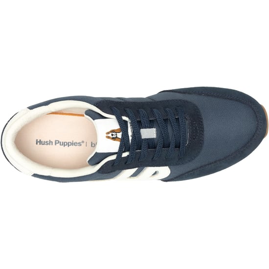 Hush Puppies Seventy8 Herren Sneaker Aus Leder In Marineblau - Image 4