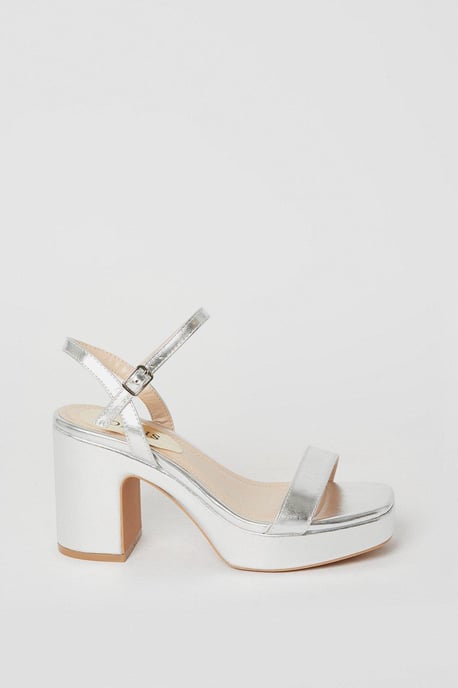 Maddie Platform High Block Heeled Sandals - Image 2