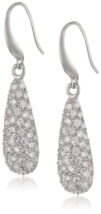 Orphelia Women's 925 Sterling Silver Drop Earrings - Silver ZO-5885