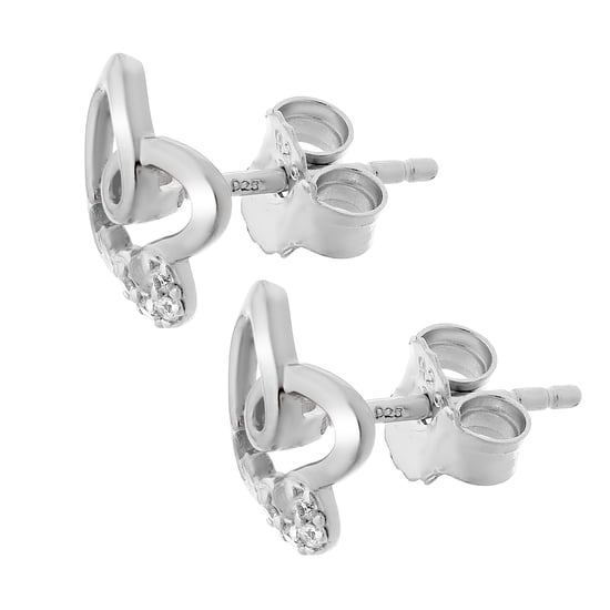 Orphelia 'Joya' Ohrstecker für Damen aus 925er Sterlingsilber - Silber ZO-7088 - Image 3