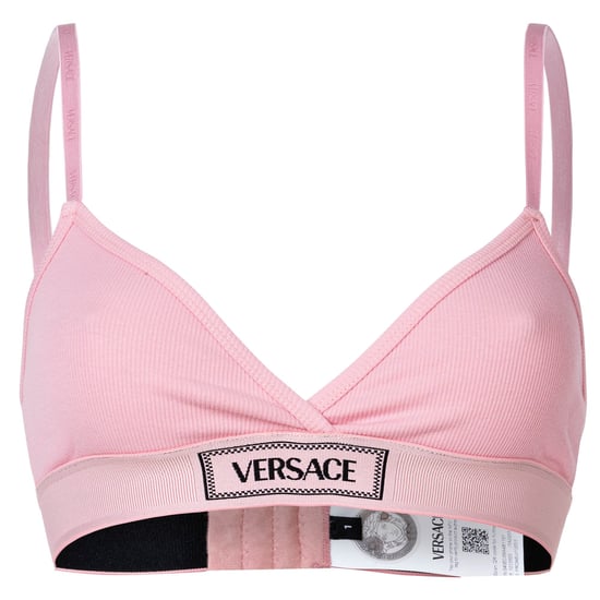 Versace Rib - Top Cotton Rib Elastic Canet Bustier - Image 1