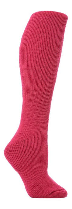 Extra lange Thermo-Socken für Damen in Cerise und Wein von Heat Holders - Image 1