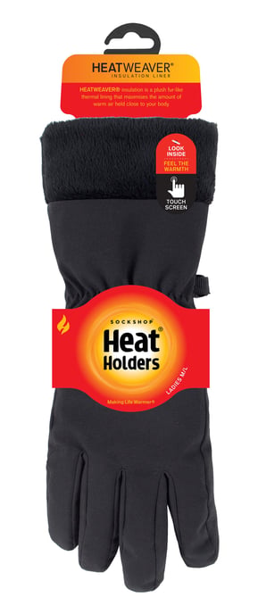Heat Holders Womens Kenai Softshell-Handschuhe, wasserdicht und windbeständig - Image 2