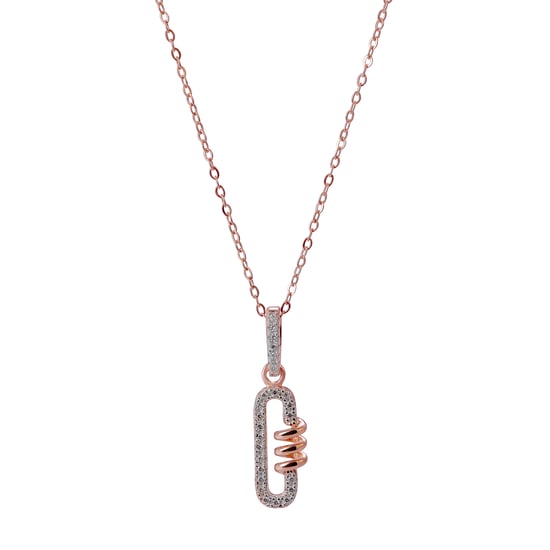 Orphelia 'Gigi' Damen-Set aus 925er Sterlingsilber: Halskette + Ohrringe + Ring – Rosé SET-7438 - Image 2