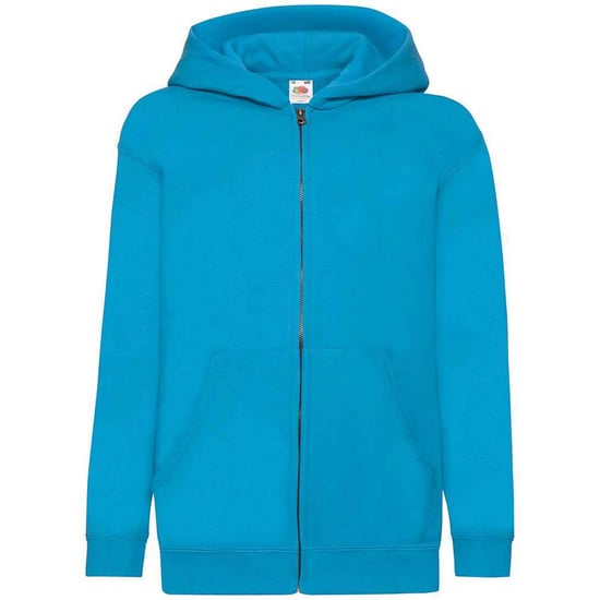 Fruit of the Loom - Sweatshirt, mit Kapuze für Kinder (Azurblau) - Image 1