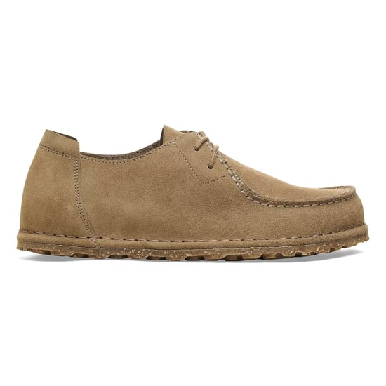 Birkenstock Utti Suede Herren Schnürschuhe Taupe - Image 3