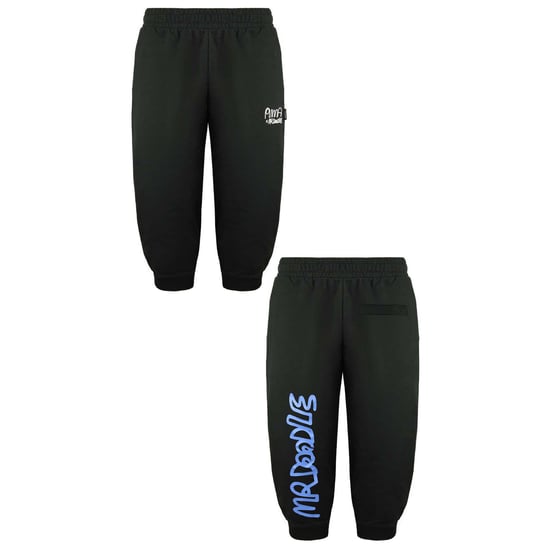Puma x Mr. Doodle Stretch Waist 3/4 Joggers Black Womens Track Pants 531019 01