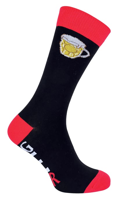 Wenn du diese Socken lesen kannst, bring mir Bier-Socken - Image 2